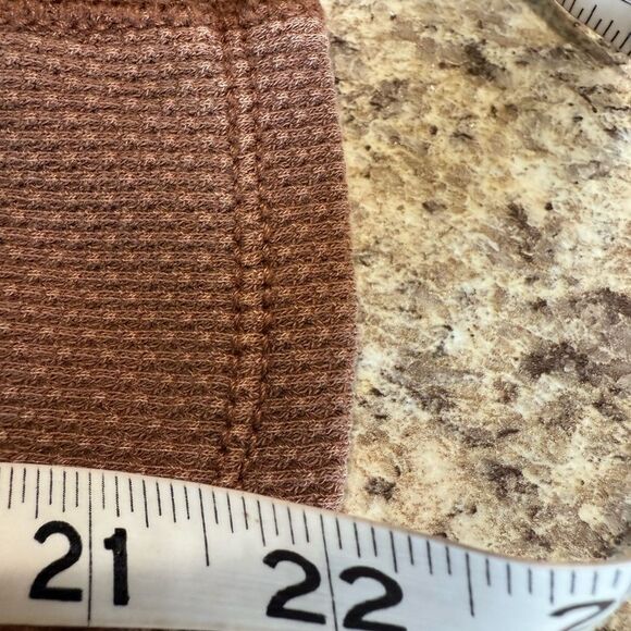 We The Free Brown Ruffled Fitted Blouse - Picture 4 of 9